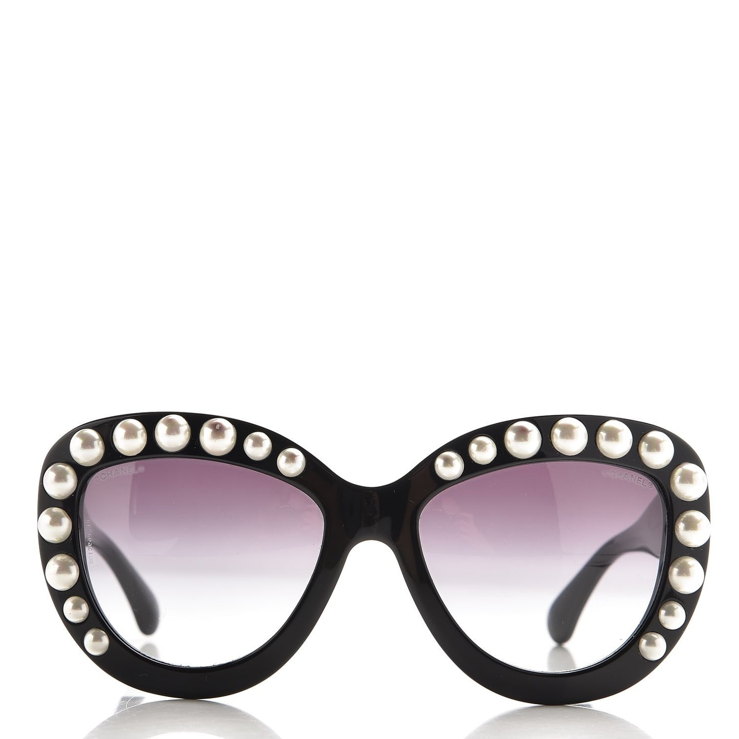 Pearl Cat Eye Sunglasses 71096 Black