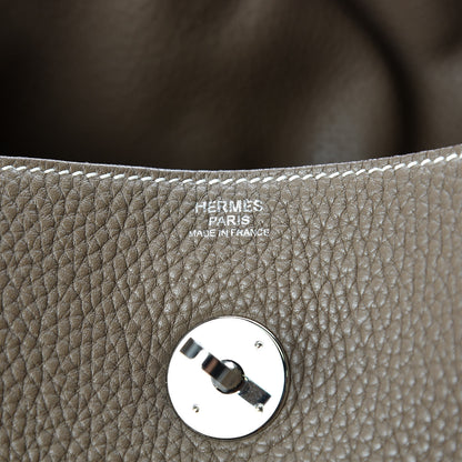 Hermes Taurillon Clemence Lindy 34 Etoupe 6 of 14