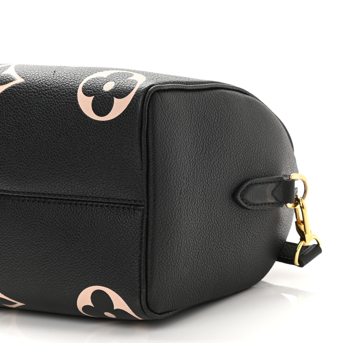 Empreinte Monogram Giant Speedy Bandouliere 25 Black Beige