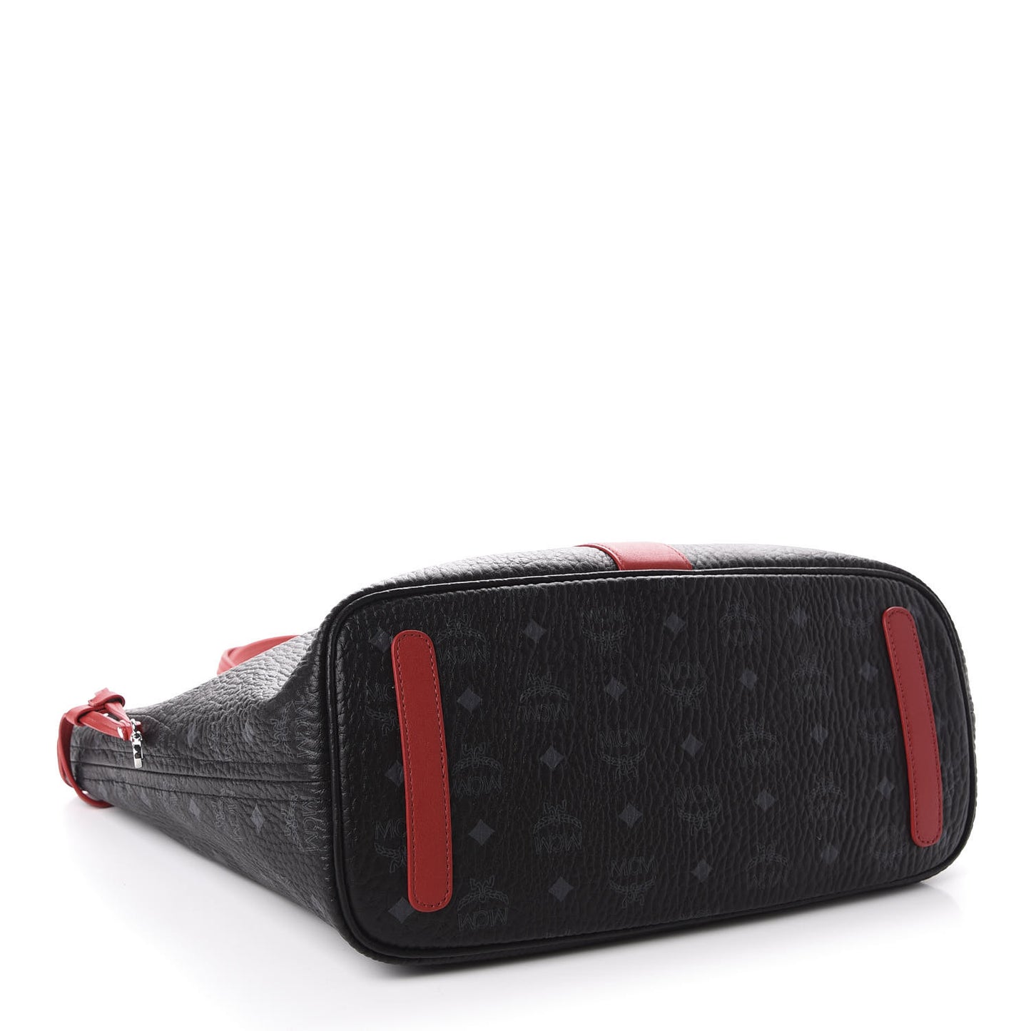 Visetos Medium Liz Reversible Shopper Tote Black Red