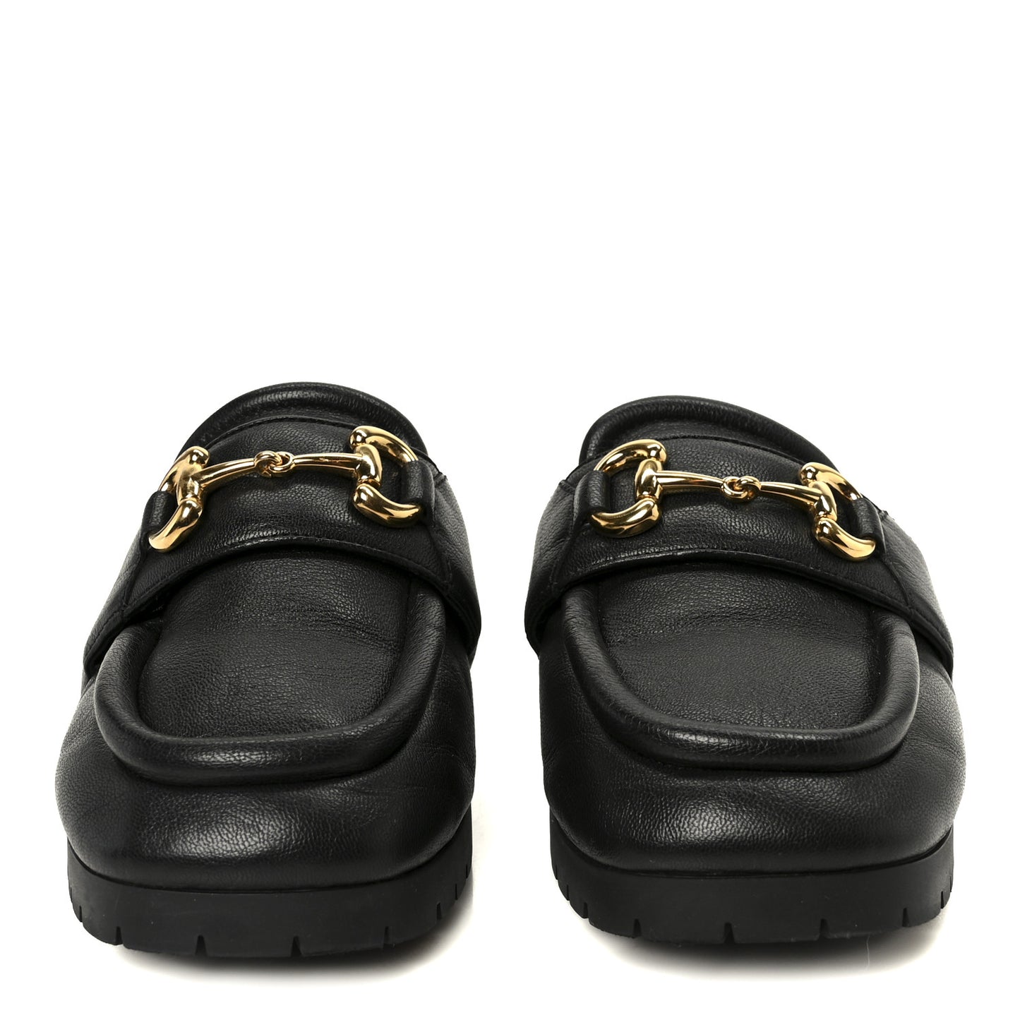 Goatskin Auroville Horsebit Mules 37.5 Black