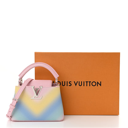 Louis Vuitton Taurillon Mini Degrade Rainbow V Capucines 11 of 11