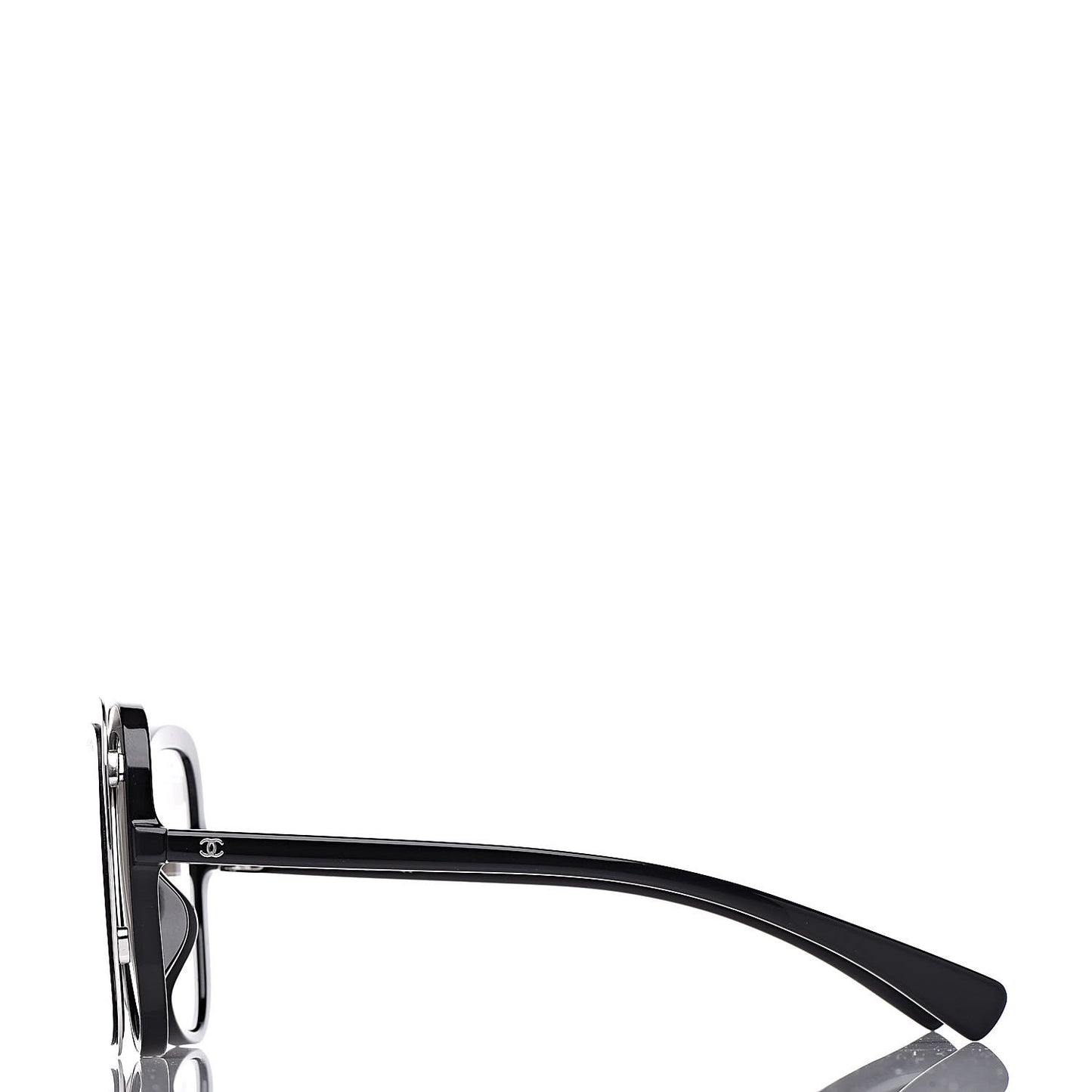 Clip On Sunglasses 71231A Black Grey