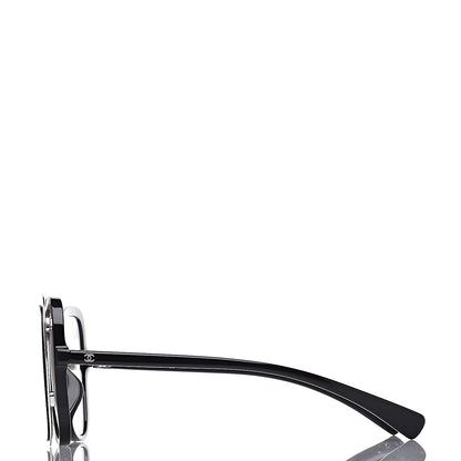 Chanel Clip On Sunglasses 71231A Black Grey 5 of 11