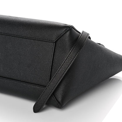 Celine Grained Calfskin Micro Belt Bag Black 10 of 10