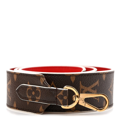 Louis Vuitton Monogram Bandouliere Shoulder Strap Red 1 of 9