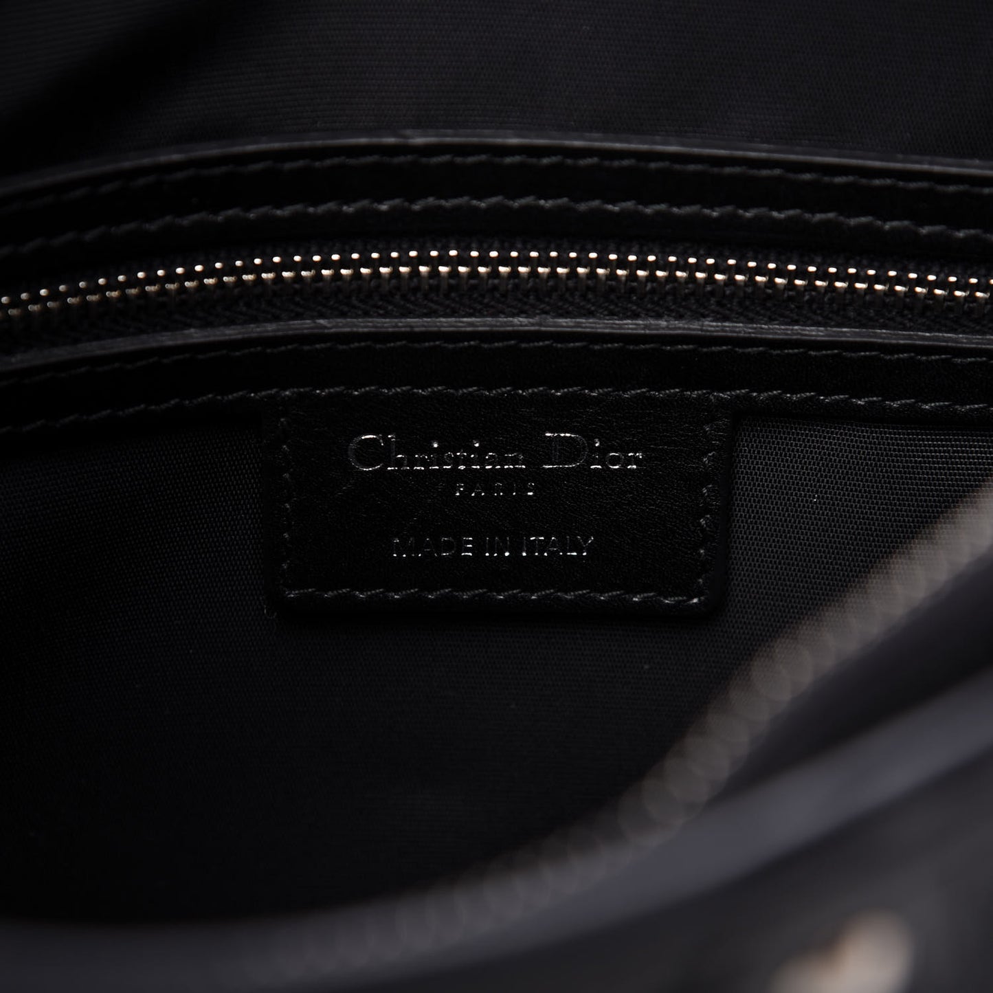Coated Canvas Cannage Crossbody Bag Black