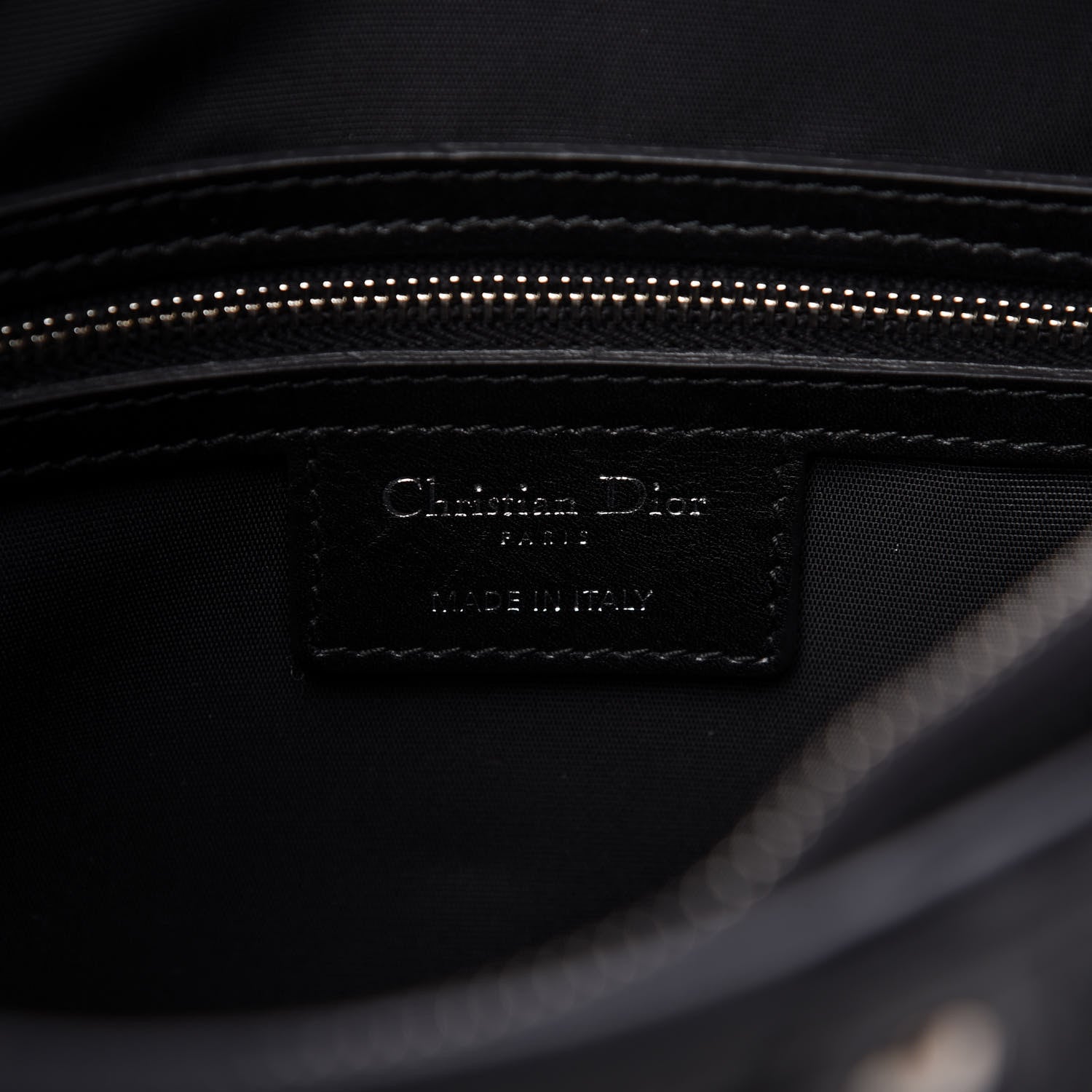 Christian Dior Coated Canvas Cannage Crossbody Bag Black 8 of 10