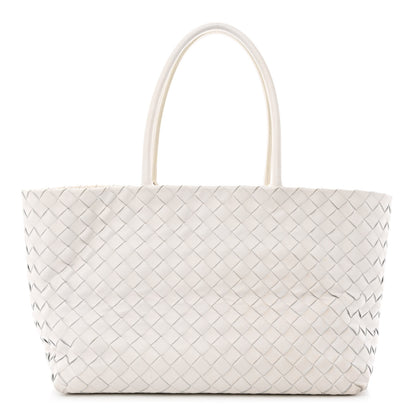 Bottega Veneta Nappa Intrecciato Tote Bag White 1 of 13