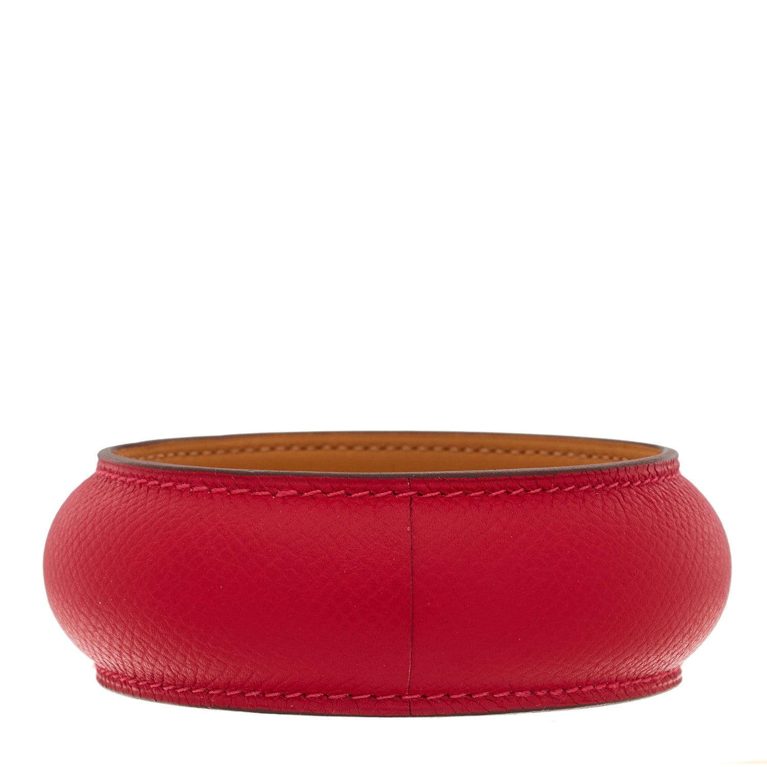 Hermes Epsom Astral Bracelet M Rouge Casaque 3 of 5