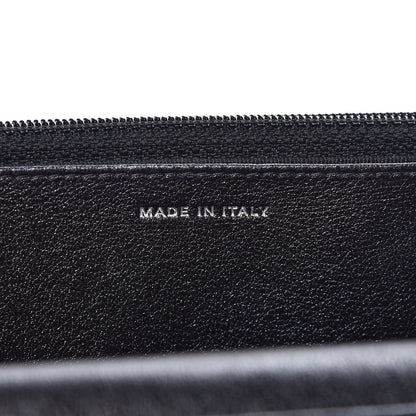 Chanel Perforated Lambskin Quilted Wallet On Chain WOC Black 7 of 11