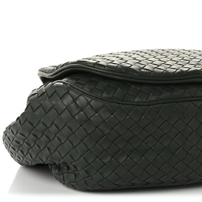 Bottega Veneta Nappa Intrecciato Messenger Bag Green 8 of 9