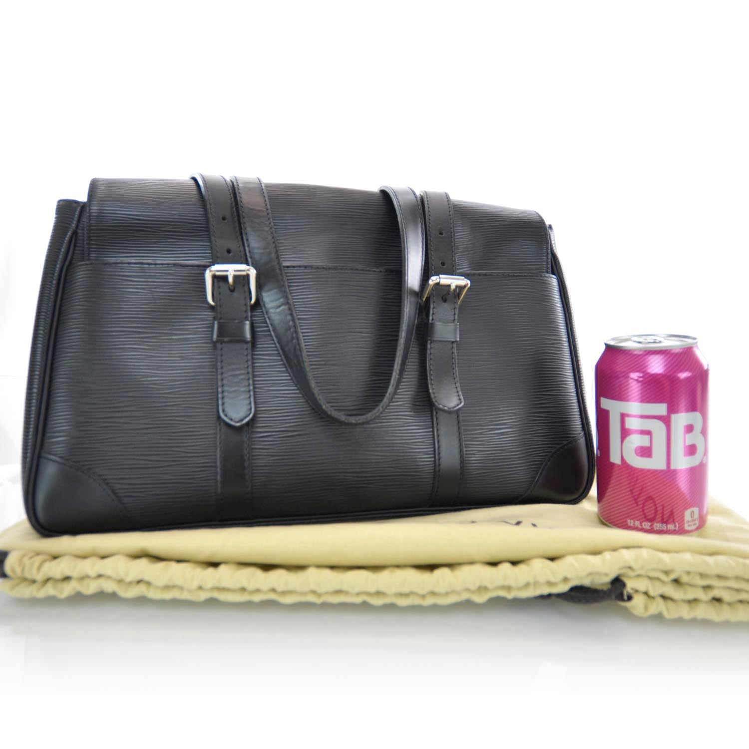 Louis Vuitton Epi Segur MM Black 3 of 8