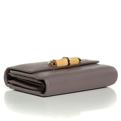 Gucci Calfskin Bamboo Medium Wallet Mauve 8 of 14