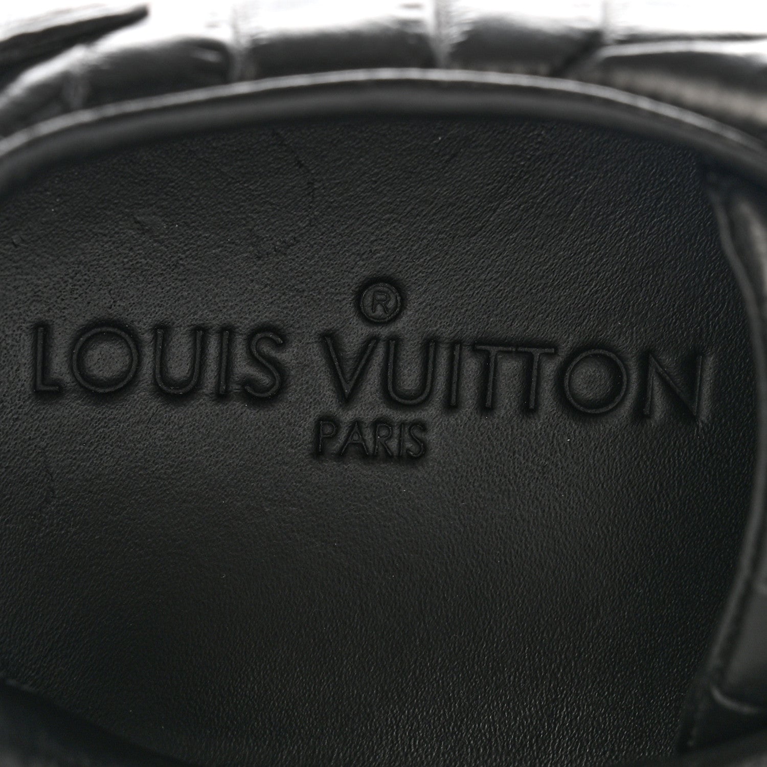 Louis Vuitton Calfskin Crocodile Embossed Frontrow Mens Sneakers 8