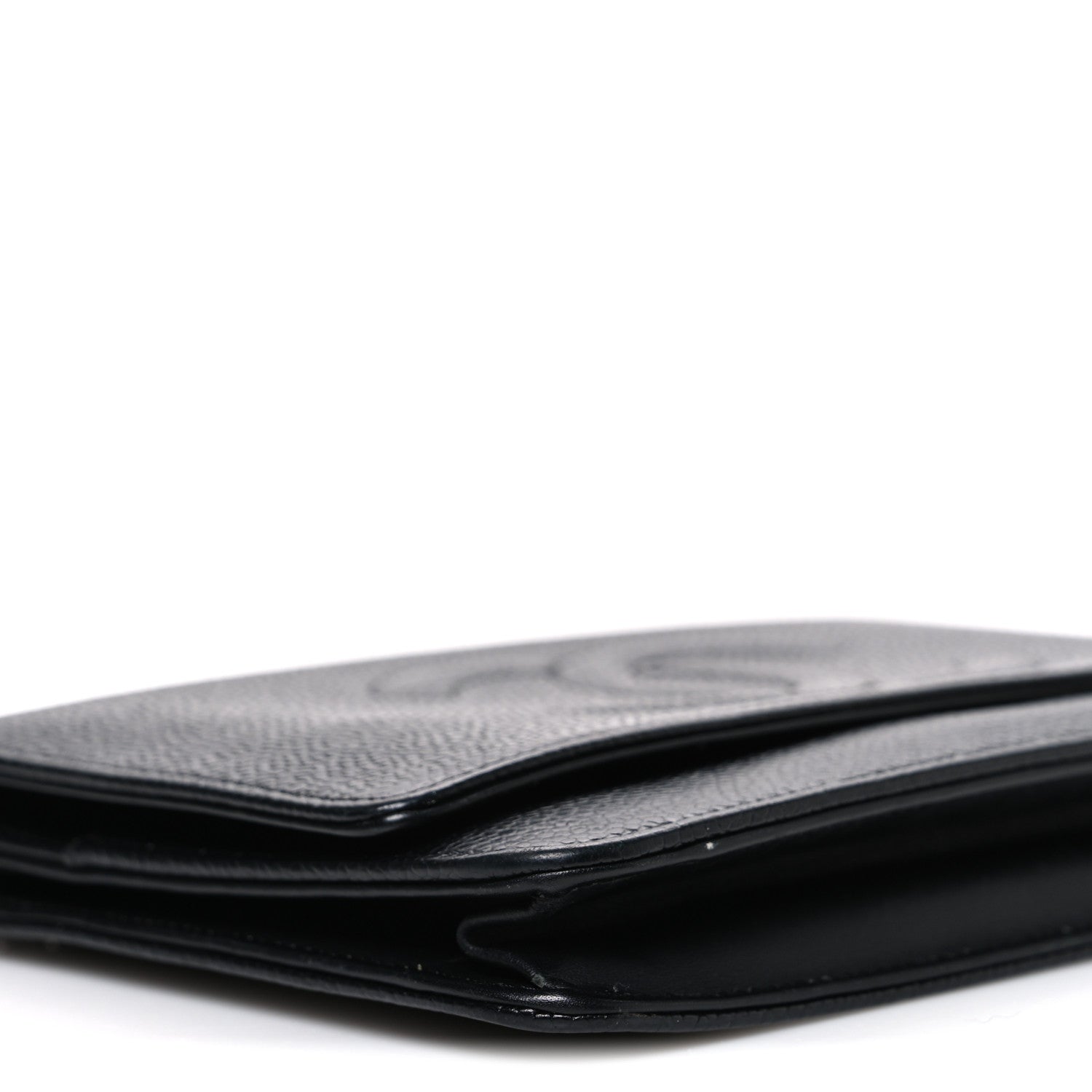 Chanel Caviar Timeless CC Wallet On Chain WOC Black 10 of 11