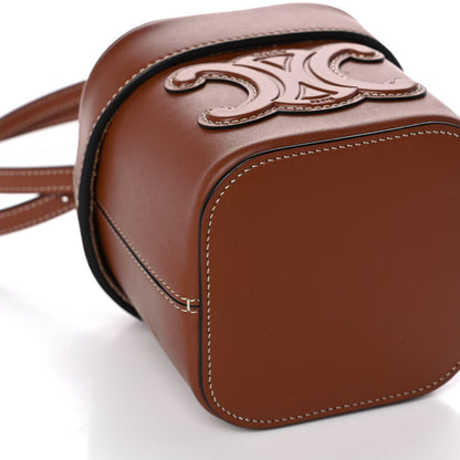 Celine Smooth Calfskin Small Cuir Triomphe Box Tan 8 of 9