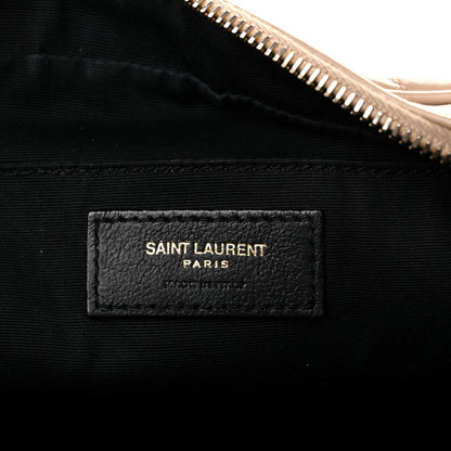 Saint Laurent Calfskin Matelasse Monogram Lou Camera Bag Dark Beige 6 of 10