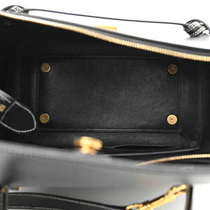 Celine Smooth Calfskin Double Stitching Mini Belt Bag Black 5 of 13