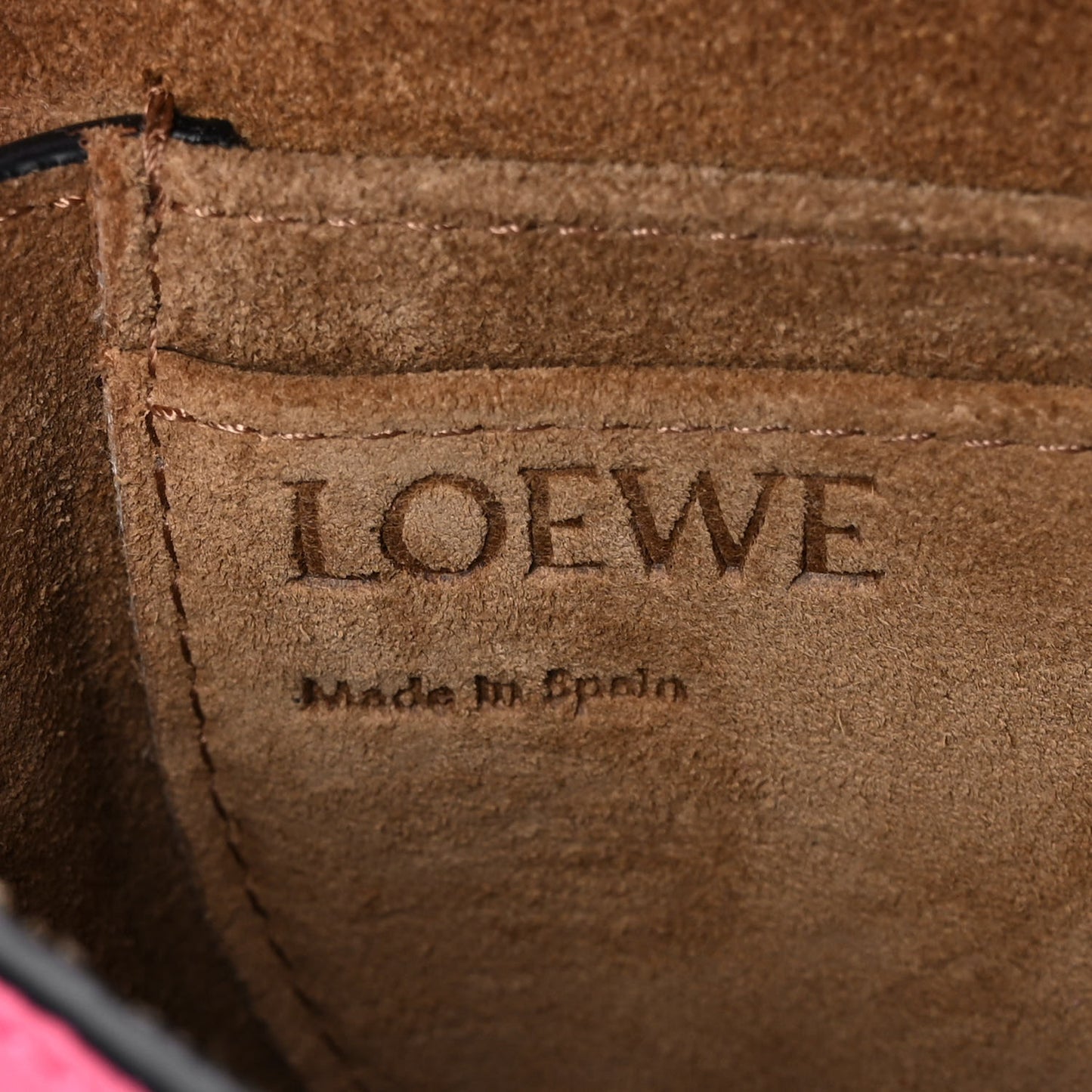 Grained Calfskin Mini Gate Crossbody Bag Wild Rose