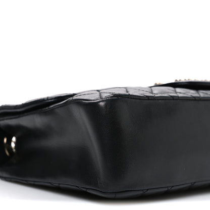 Chanel Lambskin Medium Westminster Pearl Flap Black 9 of 10