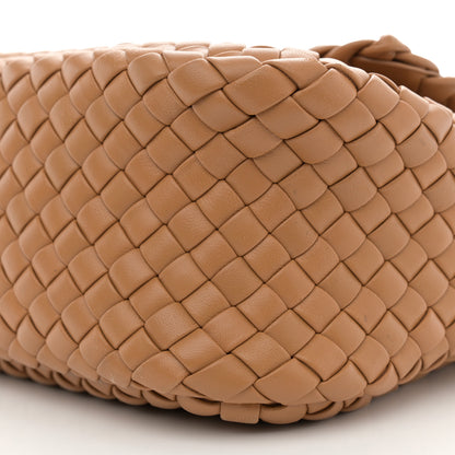 Bottega Veneta Nappa Intreccicio Padded Small Cobble Shoulder Bag Caramel 10 of 11