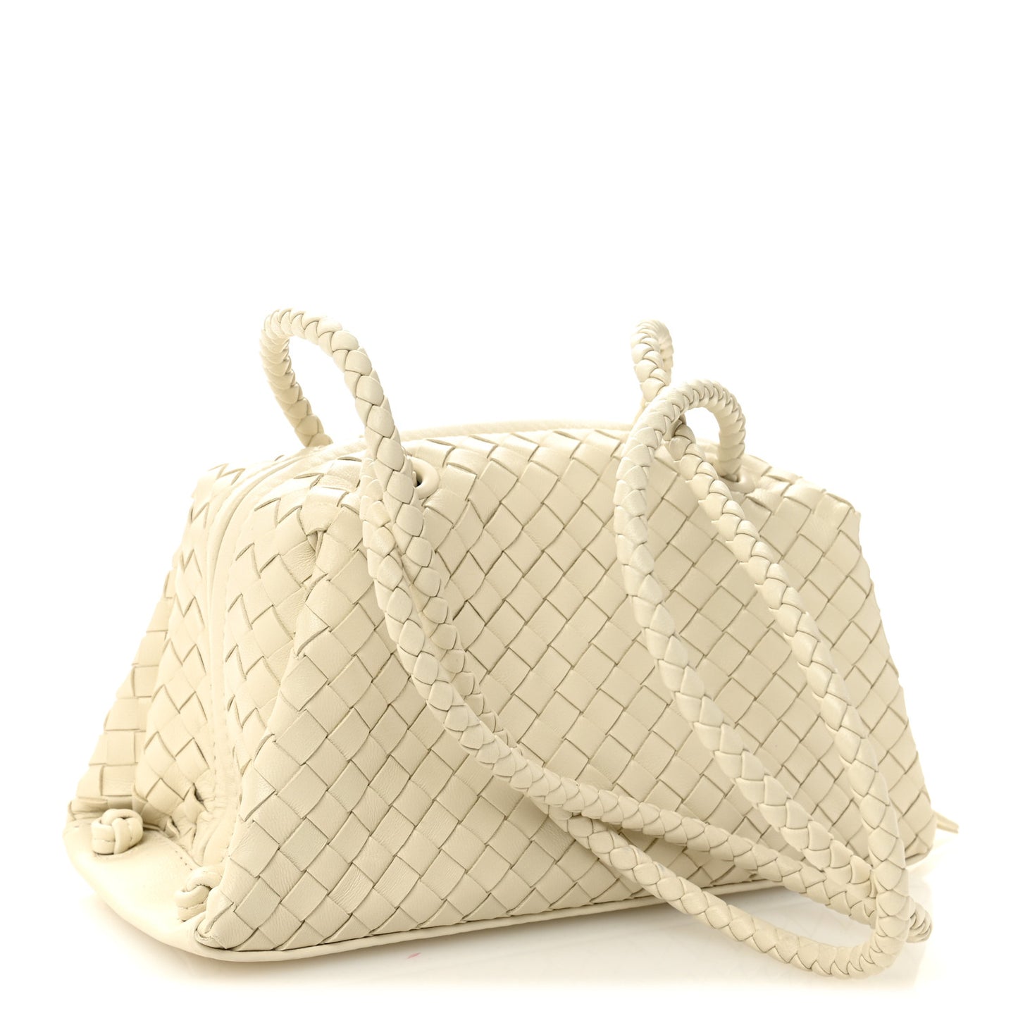 Nappa Intrecciato Tokyo Top Handle Bag Sea Salt