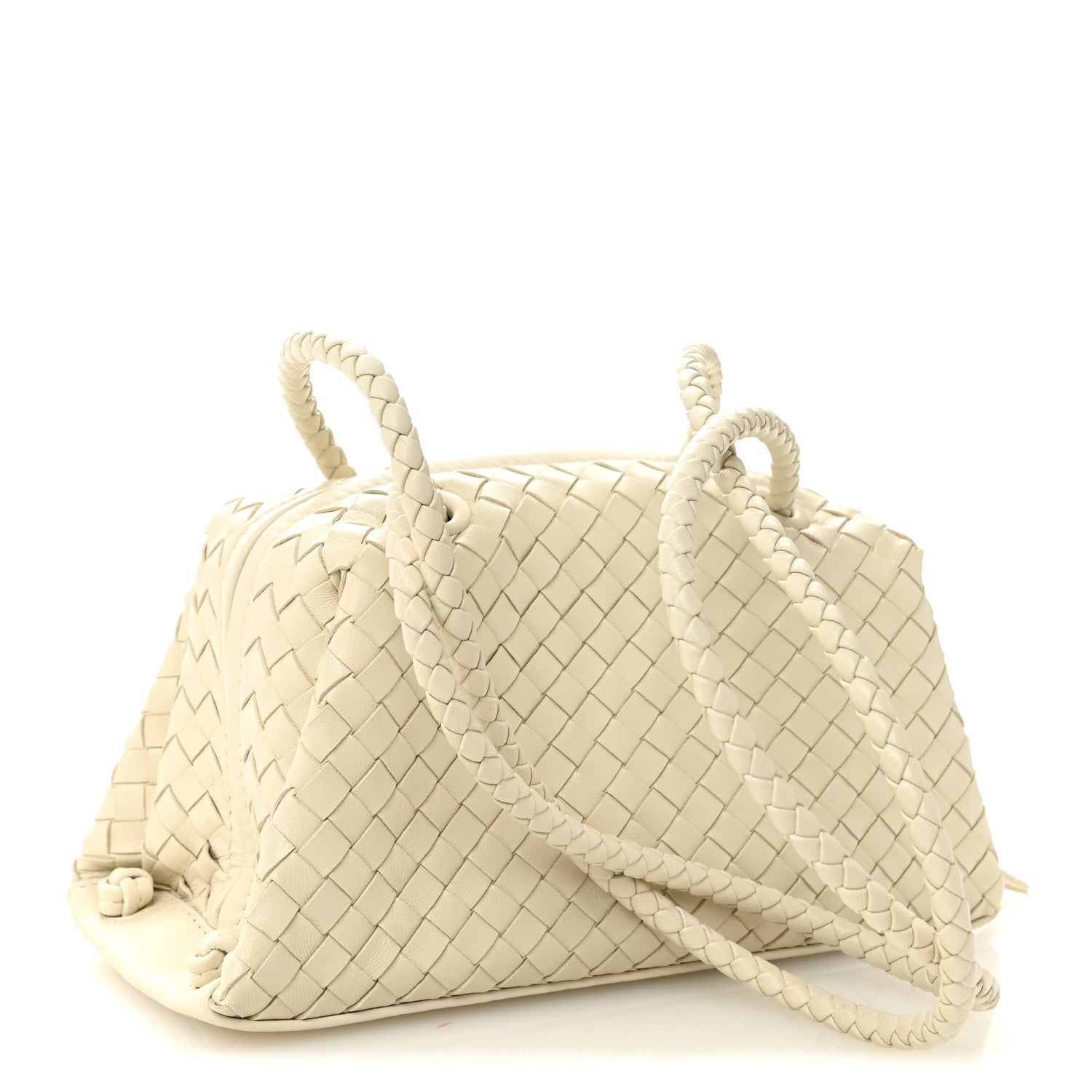 Bottega Veneta Nappa Intrecciato Tokyo Top Handle Bag Sea Salt 3 of 10
