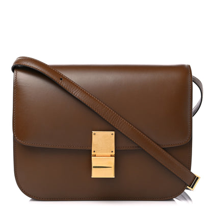 Celine Box Calfskin Medium Classic Box Flap Bag Camel 1 of 10