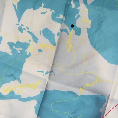 Hermes Silk Le Monde Est Une Fleuve Scarf 90 7 of 10