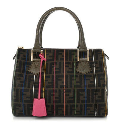 Fendi Zucca Spalmati Striped Boston Tobacco Multicolor 1 of 10