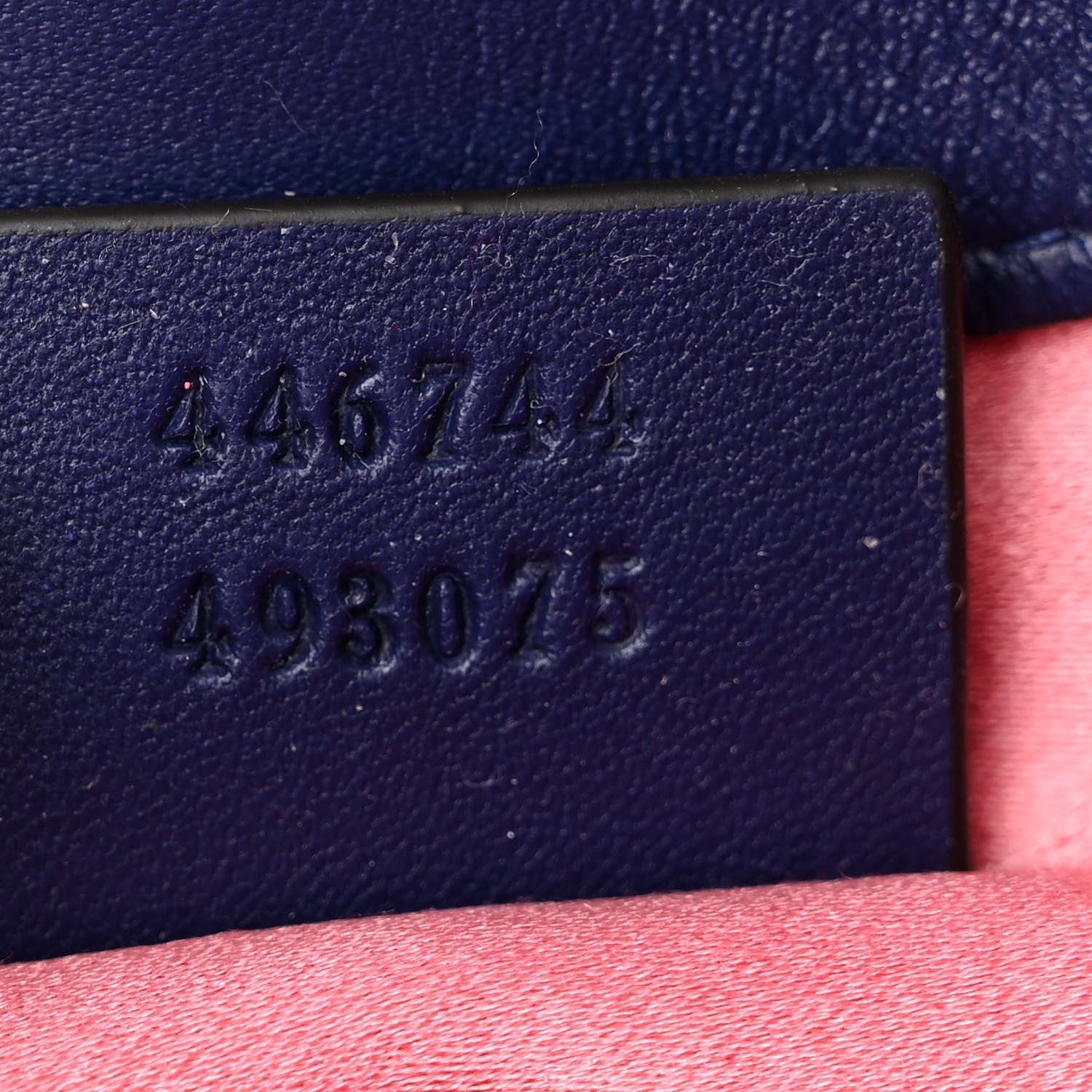 Gucci Velvet Matelasse Mini GG Marmont Shoulder Bag Cobalt Blue 7 of 10