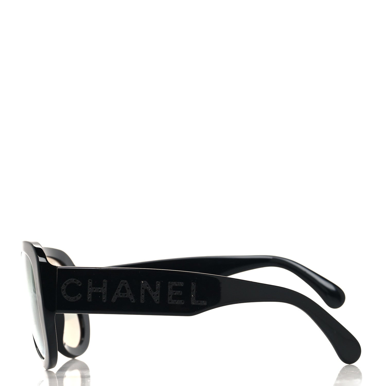 Chanel Resin Polarized Sunglasses 5423-B-A Black 3 of 9