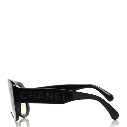 Chanel Resin Polarized Sunglasses 5423-B-A Black 3 of 9