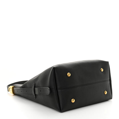 Louis Vuitton Grained Calfskin Low Key Hobo MM Black 5 of 12