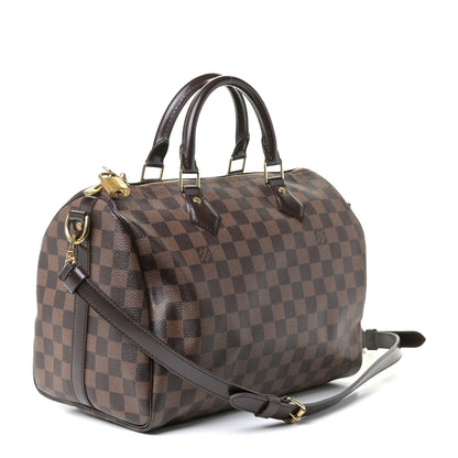 Louis Vuitton Damier Ebene Speedy Bandouliere 30 2 of 8