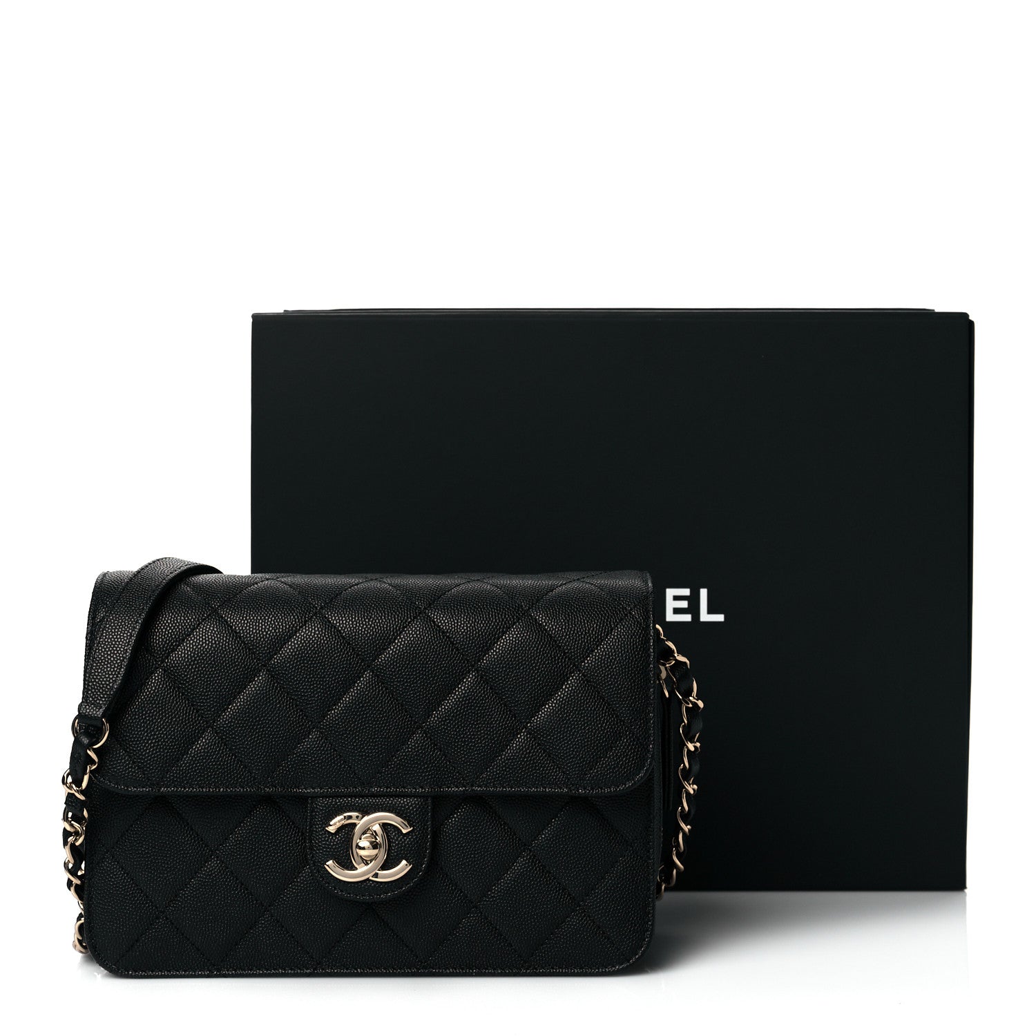 Chanel Caviar Quilted Large Like A Wallet Flap Black 11 of 11