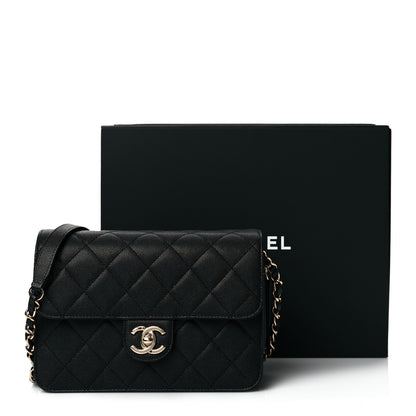 Chanel Caviar Quilted Large Like A Wallet Flap Black 11 of 11