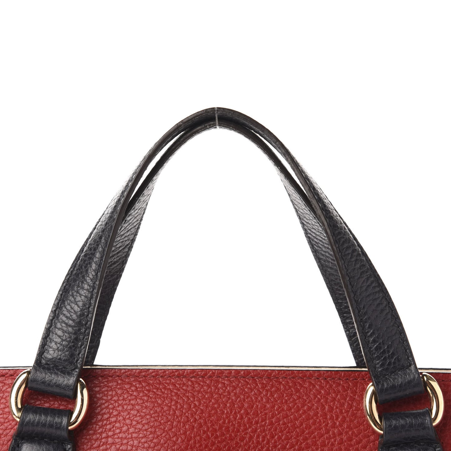 Dollar Calfskin Large Soho Top Handle Satchel Hibiscus Red Mystic White Blue