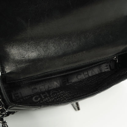 Chanel Lambskin Chocolate Bar 5 Chain Flap Black 5 of 8