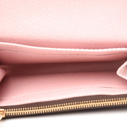 Louis Vuitton Damier Ebene Rosalie Coin Purse Rose Ballerine 5 of 8