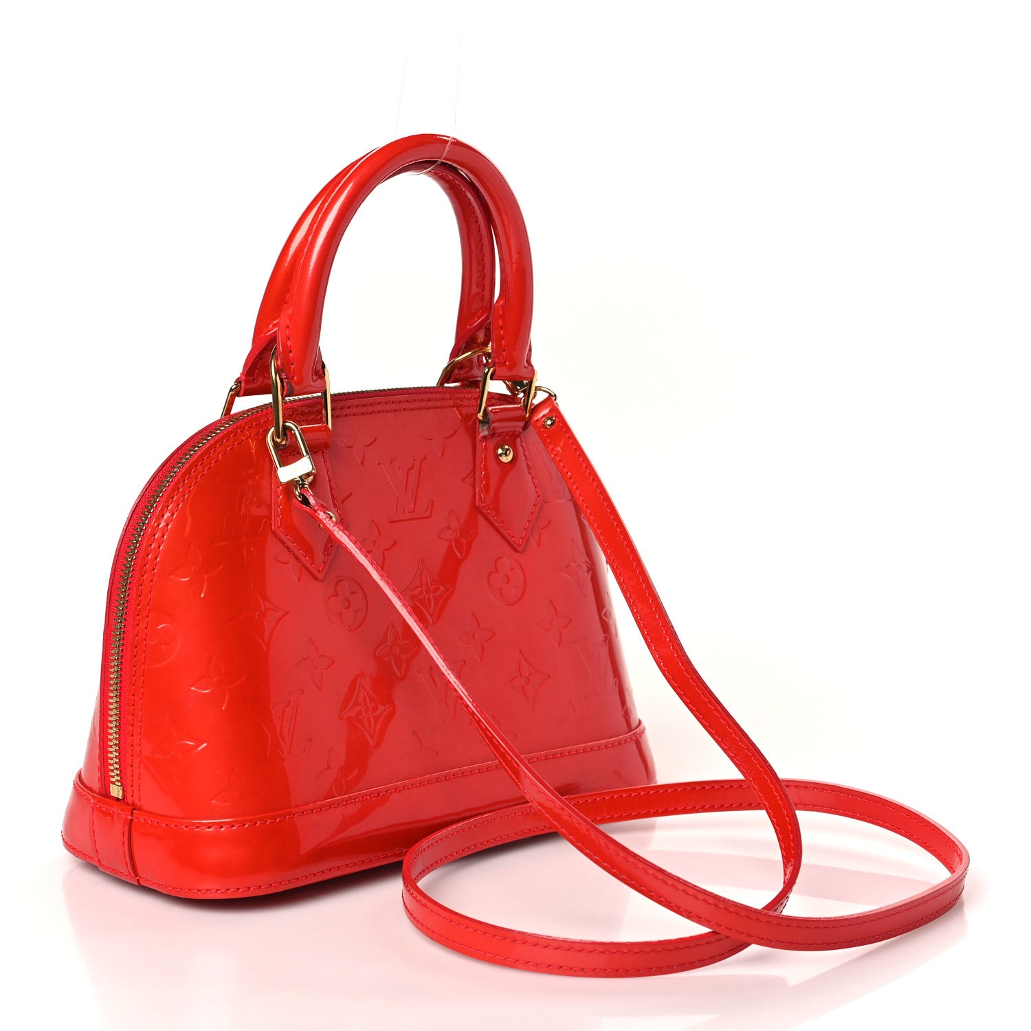 Louis Vuitton Vernis Alma BB Rouge Grenadine 2 of 7