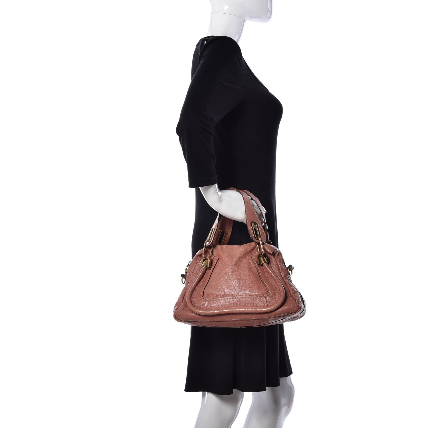 Chloe Calfskin Small Paraty Lychee 755155 – FASHIONPHILE