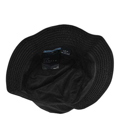 Prada Re-Nylon Metal Triangle Logo Womens Bucket Hat M Black 4 of 5