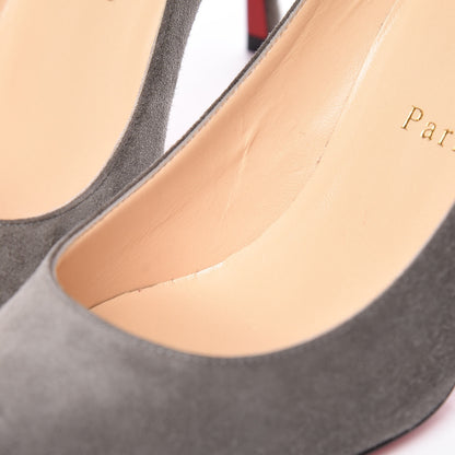 Christian Louboutin Veau Velours Decoltish 85 Pumps 35.5 Roche 9 of 14
