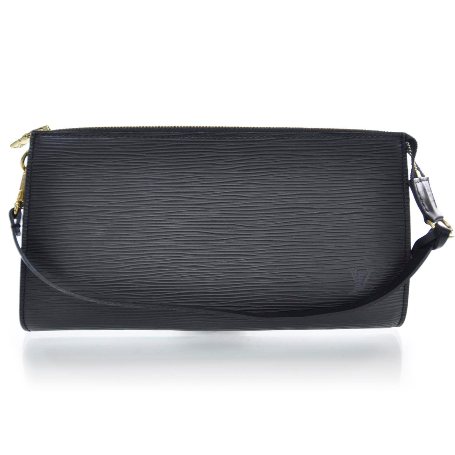 Louis Vuitton Epi Pochette Accessories 24 Black 1 of 7