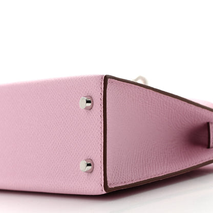 Hermes Epsom Mini Kelly Sellier 20 Mauve Sylvestre 9 of 10