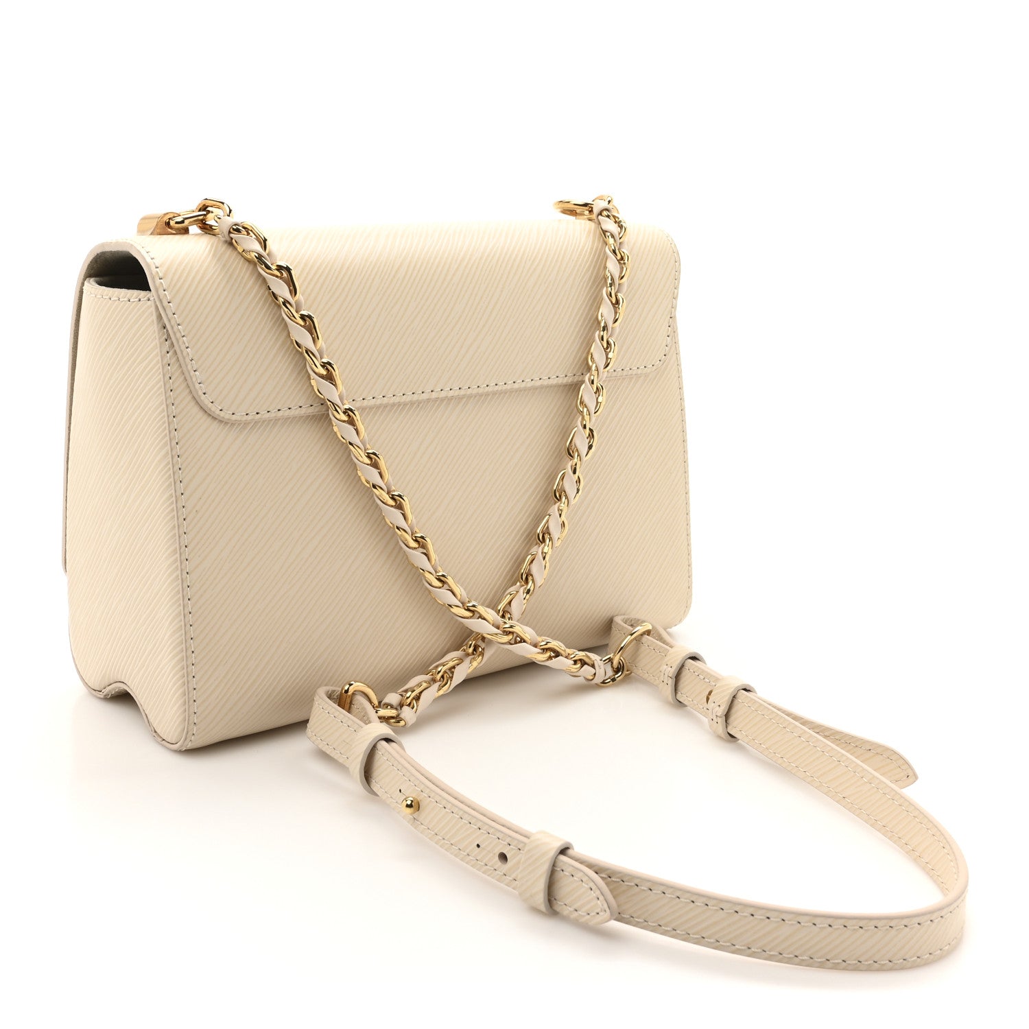 Louis Vuitton Epi Twist Shoulder Bag MM Quartz 4 of 13
