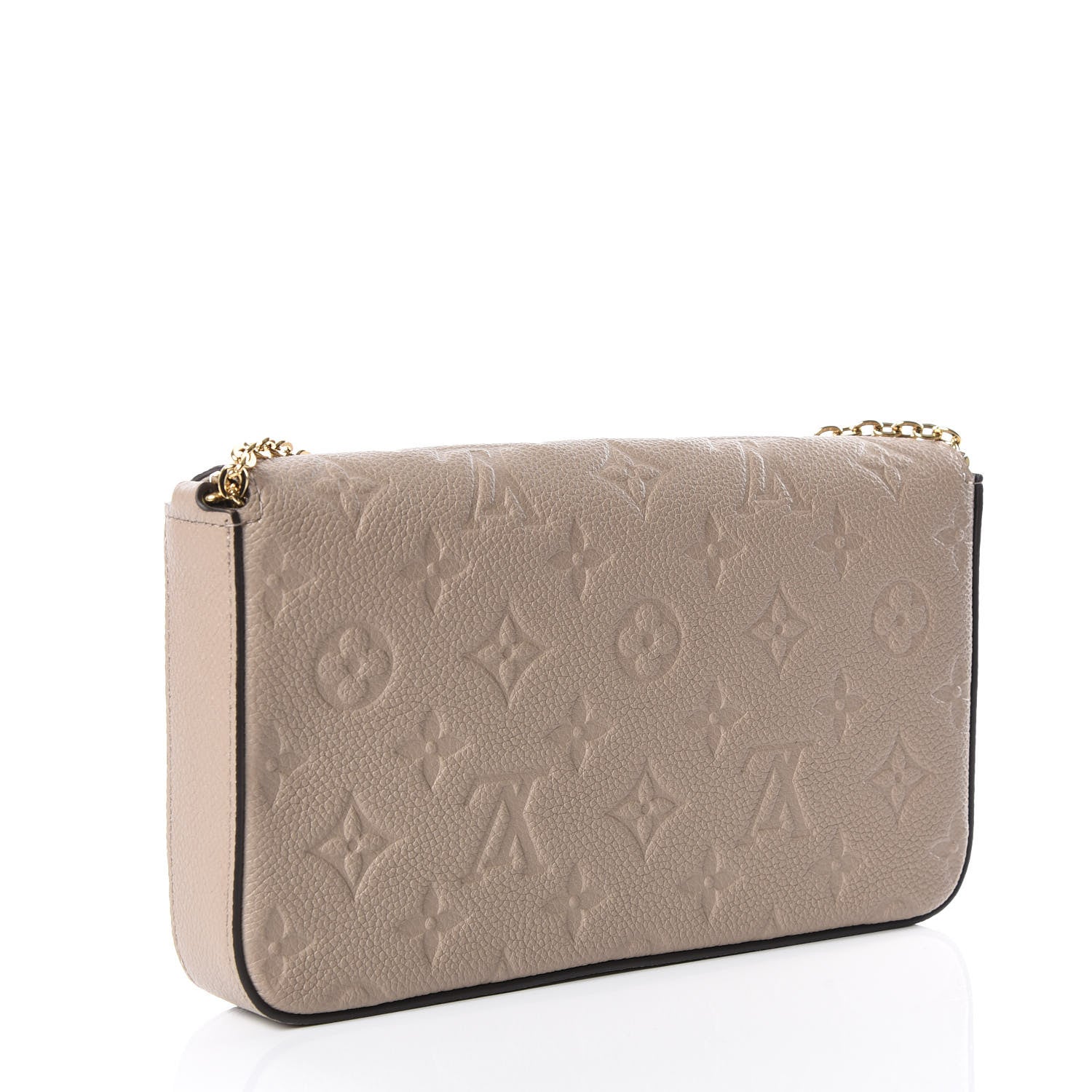 Louis Vuitton Empreinte Pochette Felicie Chain Wallet Tourterelle 3 of 11