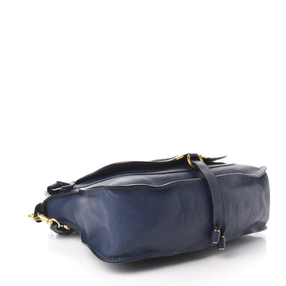 Chloe Calfskin Medium Marcie Satchel Royal Navy 4 of 10
